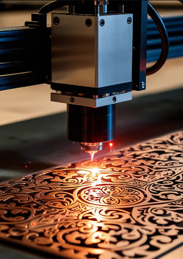 Absolute laser cutting