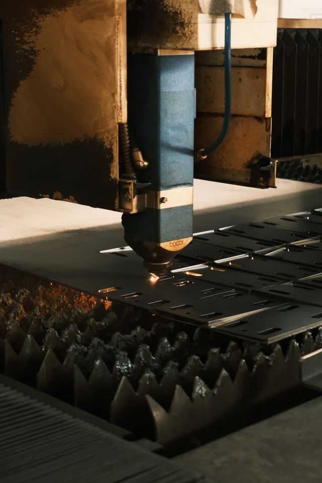 Fully custom laser-cut patterns and designs for metal fabrication projects